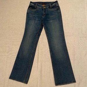 Christopher Blue Medium Wash Wide Leg Jeans